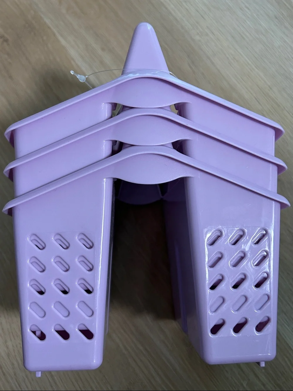6-Count Storage Plastic Basket & Caddy Set-Light Purple-Gift Baskets Set- NEW
